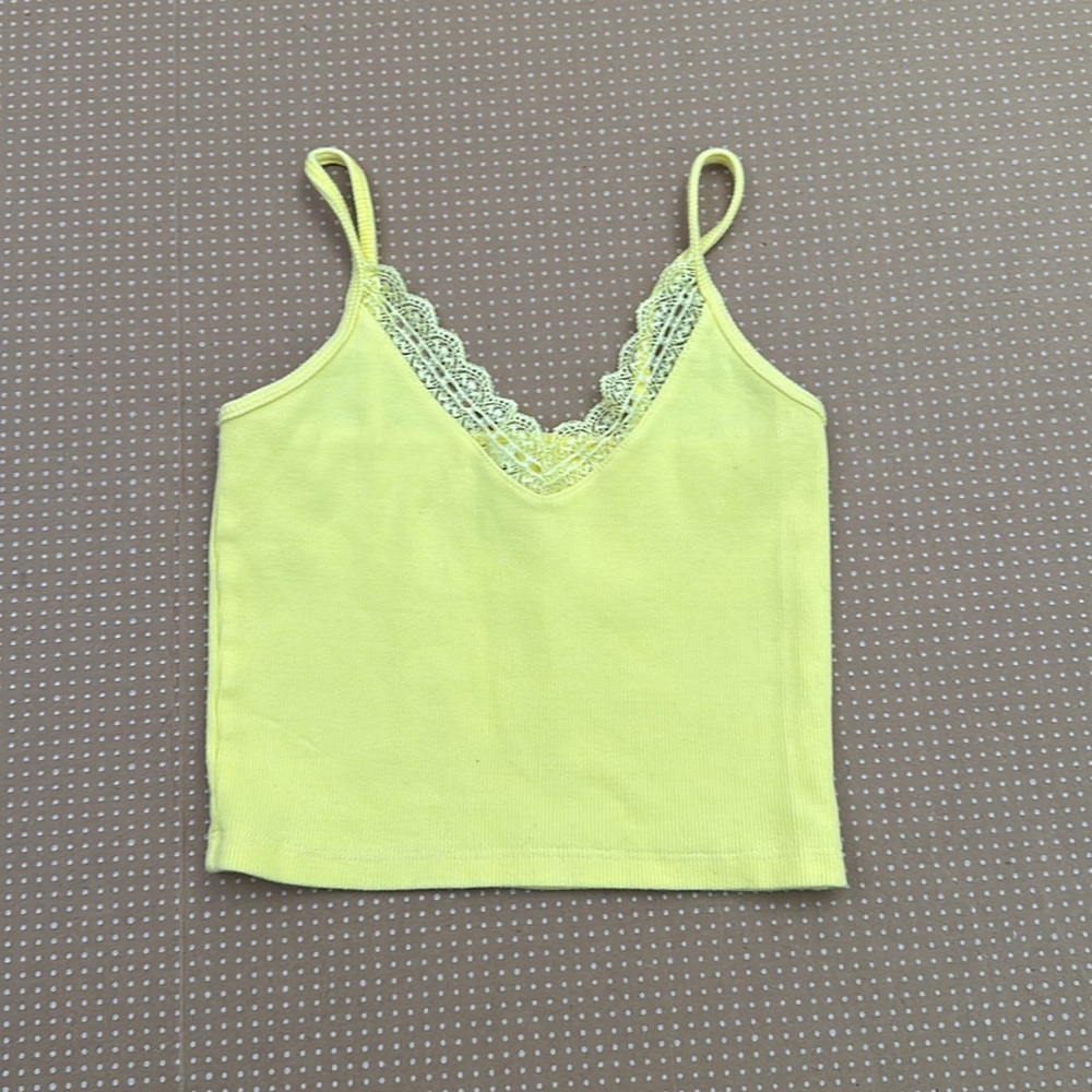 MISHA URBAN yellow summer crop top 😎 Small size